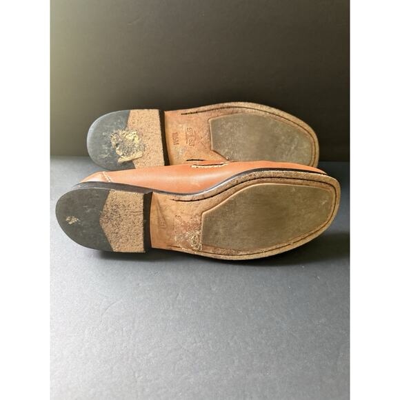 Tommy Bahama Mens Shoes Penny Loafers Leather Brown Carmel Size 10.5 Casual main image 9